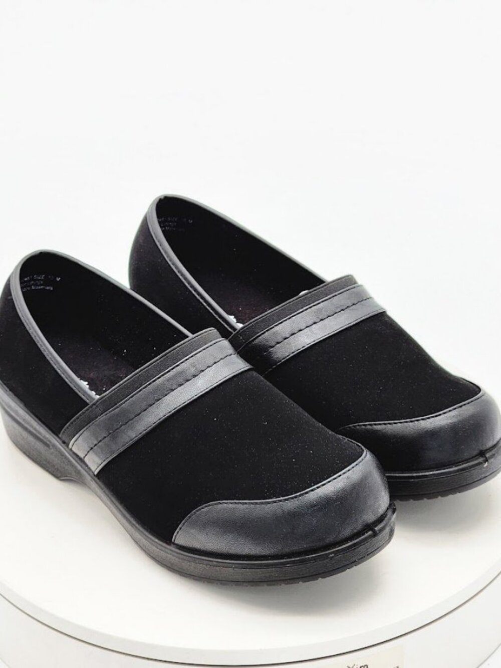 Easy Street Origin Black Comfort Shoes Women’s Size 10 M Slip On Loafers